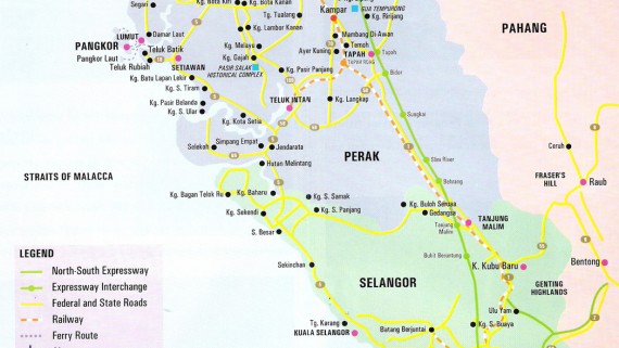 travel map malaysia