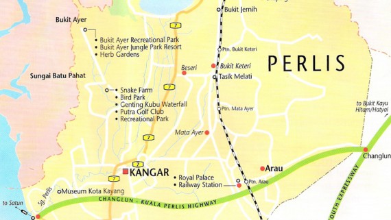 travel map malaysia